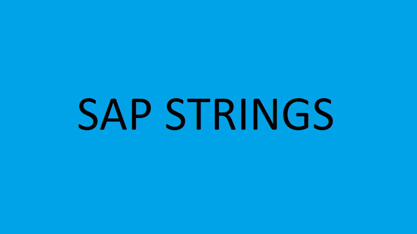 String Manipulations – Part&nbsp;1